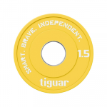 Olimpiniai svarmenys Tiguar Rubber Fractional Plates 0,5&ndash;2,5 kg (Svoris: 1.5 kg)