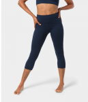 Manduka Dhara Capri Legging Midnight Heather (Dydis: L)