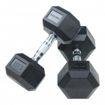 Hanteliai CROSSMAXX&reg; Hexagon dumbbellset (2,5 - 40kg) (Svoris: 2 x 40 kg)
