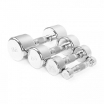 Svarmuo / hantelis GYMSTICK Pro Chrome Dumbbell (0,5&ndash;10 kg) (Svoris: 5 kg)