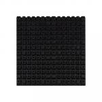 Grindų danga Tiguar ANTISHOCK flooring square 42 mm (Spalva: Juoda)
