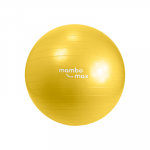 Gimnastikos kamuolys Mambo Max AB Gym Ball 45&ndash;95 cm su priedais (Skersmuo: 45 cm,Spalva: Geltona)