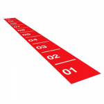 Grindų danga su dirbtine žole Trackz Core Range 15 &times; 1,5 m (Spalva: Raudona)
