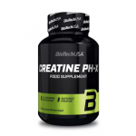 Pažangus kreatino papildas &bdquo;BioTech Creatine pH-X&ldquo;, 90 kapsulių