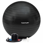 Gimnastikos kamuolys TUNTURI Antiburst Black, 55-90 cm (Diametras: 55 cm)