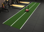 Grindų danga su dirbtine žole Trackz Uni Sprint 10 &times; 2 m (Spalva: Žalia)