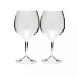 Kelioninių raudono vyno taurių rinkinys GSI Outdoors Nesting Red Wine Glass Set