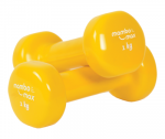 Viniliniai hanteliai Mambo Max Dumbbell 0,5&ndash;5 kg (Svoris: 1 kg)
