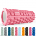 Masažinis Volas Tunturi Yoga Grid Foam Roller, 33 cm (Spalva: Rose gold)