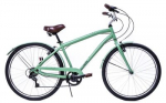 Huffy Sienna 27.5" Vintage dviratis, Shimano 7-speed index, Žalias