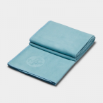 Jogos rank&scaron;luostis Manduka eQua&reg; Yoga Mat Towel (Ilgis: 182 cm,Spalva: Blue Lotus)