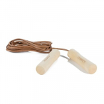 Odinė &scaron;okdynė GYMSTICK Leather Jump Rope
