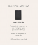 Kilimėlis MANDUKA PRO&reg; EXTRA LARGE, Black LW