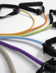 Apvali juosta MOVES Fit Tube 30 m (Spalva: Blueberry)