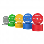 Svarmenų rinkinys TUNTURI Platinum Bumper Plate Colour, 290 kg
