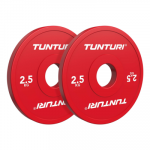 Olimpiniai svarmenys TUNTURI Platinum Fractional Plates 0,5&ndash;2,5 kg (Svoris: 2 x 2.5 kg)