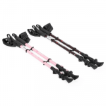 Teleskopinės &scaron;iaurieti&scaron;ko ėjimo lazdos Gymstick Telescopic Walker (Spalva: Rožinė)