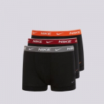 NIKE BOKSIKĖS TRUNK 3PK JUODA