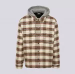 DICKIES STRIUKĖ EUSTIS HOODED FLANNEL SHACKET DAUGIASPALVĖ