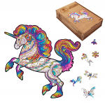 Unicorn Dėlionė I&scaron; Medžio M Dydis (160 detalių) Fantasy Puzzles