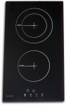 SALE OUT. Simfer | Hob | H3.020.DEBSP | Vitroceramic | Number of burners/cooking zones 2 | Touch | Black