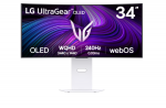 LG 34GX90SA-W | 34 " | OLED | 21:9 | 240 Hz | 1 ms | 3440 x 1440 pixels | 250 cd/m&sup2; | HDMI ports quantity 2 | White