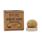 Banjara smilkalų karoliukai &ndash; White Sage