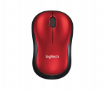 Logitech Mouse M185 Wireless Red