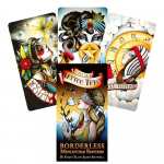 Eight Coins Tattoo Tarot Borderless Taro kortos Mini leidimas US Games Systems