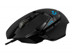 Logitech G502 Hero Wired Gaming Mouse, Black