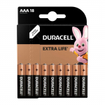 Duracell AAA Basic LR03 1.5V &scaron;arminės baterijos 18 vnt.
