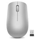Lenovo Wireless Mouse 530 2.4 GHz Wireless via Nano USB Optical Mouse 1 year(s) Platinum Grey