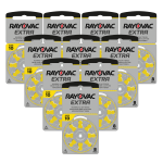 Rayovac Extra 10 baterijos klausos aparatams 80 vnt.