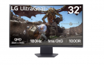 LG 32GS60QC-B | 32 " | VA | QHD | 16:9 | 180 Hz | 1 ms | 2560 x 1440 pixels | 300 cd/m&sup2; | HDMI ports quantity 2