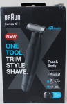 SALE OUT. Braun XT5300 Series XT5 Face&Body Hair trimmer, Black/Silver | Braun Face and Body Hair trimmer | XT5300 Series XT5 | Cordless | Wet & Dry | Number of length steps 6 | Black/Silver | DAMAGED PACKAGING | Warranty 24 month(s)