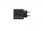 Lenovo Dual USB-C 65W GaN Charger Black - EU
