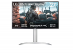 LG 27UP650K-W | 27 " | IPS | UHD | 16:9 | 60 Hz | 5 ms | 3840 x 2160 pixels | 400 cd/m&sup2; | HDMI ports quantity 2
