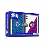 Copag 1546 Neoteric Poker size Jumbo index žaidimo kortos dviguba kaladė (raudona ir žala)