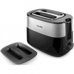 Philips Toaster HD2517/90 Daily Collection Power 830 W Number of slots 2 Housing material Plastic Black/Stainless Steel