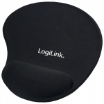 Mousepad with Gel Wrist Rest Support, | Logilink | ID0027 | Black