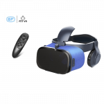 Virtualios realybės 3D akiniai FIIT VR 6F su ausinėmis, valdymo mygtukais ir pulteliu