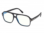 Akiniai kompiuteriui Tom Ford FT6058-B 001 su mėlynos &scaron;viesos filtru