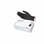 Nitrilo pir&scaron;tinės be pudros Sense Nitrile Gloves Black M 200 vnt.