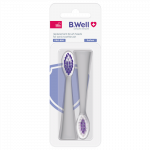 Dantų &scaron;epetėlio B.Well PRO-850 valymo galvutės, Balta, 2vnt.