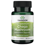SWANSON CHAGA (ČAGA) 60 KAPS. (SWANSON, JAV) maisto papildas