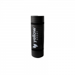 YellowMat juodos spalvos jogos kilimėlis