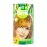 Hennaplus ilgalaikiai plaukų dažai su 9 ekologi&scaron;kais augaliniais ekstraktais, spalva  vario auksinė 8.4