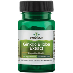 SWANSON GINKGO BILOBA EKSTRAKTAS 30 KAPS. maisto papildas
