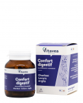 VITAVEA Confort digestif Vir&scaron;kinimo komfortui, 45 augalinės kilmės kapsulės