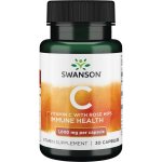 SWANSON VITAMINAS C SU ER&Scaron;KĖTUOGĖMIS 1000MG 30 KAPS. (SWANSON, JAV) maisto papildas